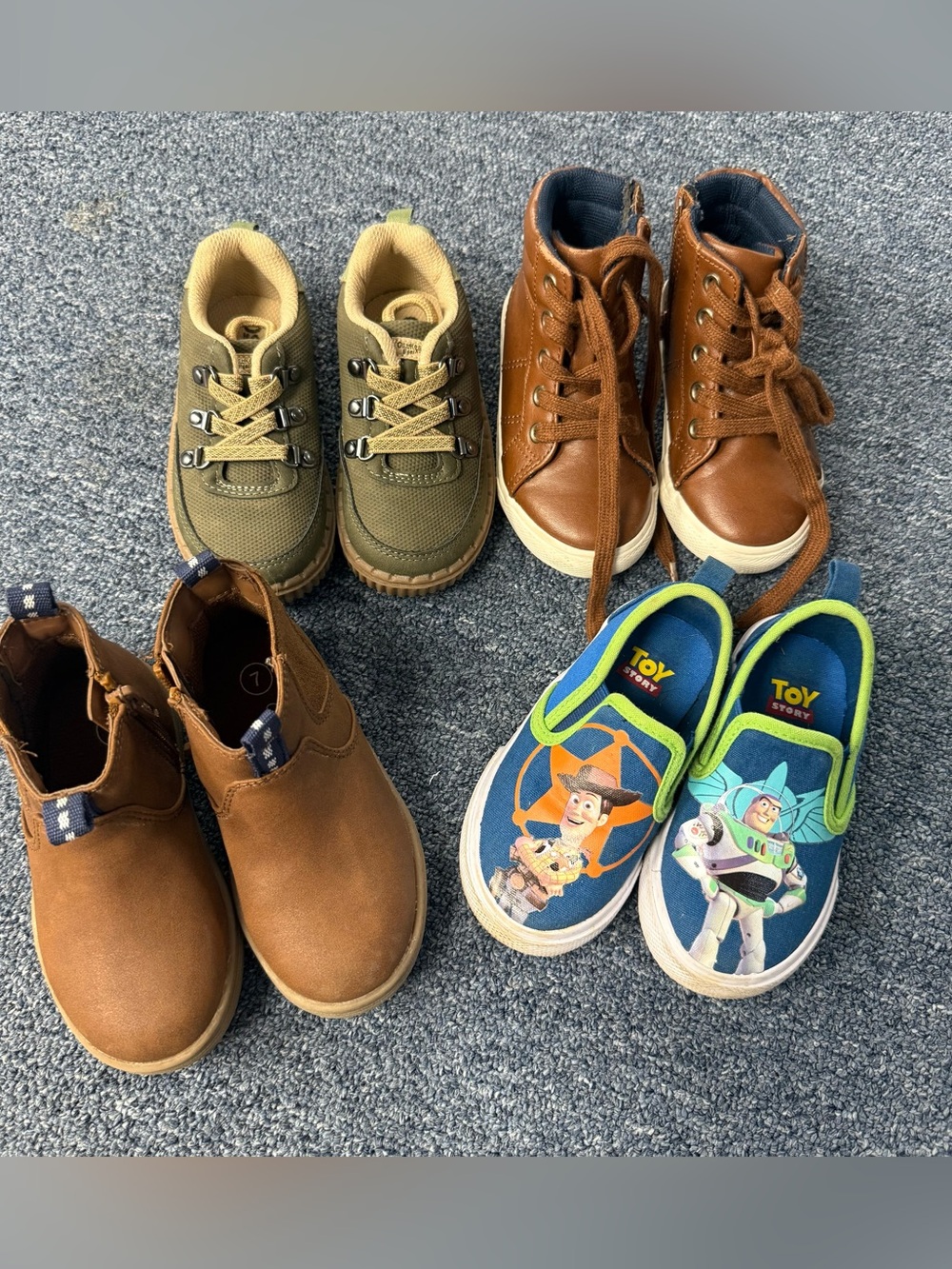 Toddler Boys Bundle Lot of Shoes Size 7
